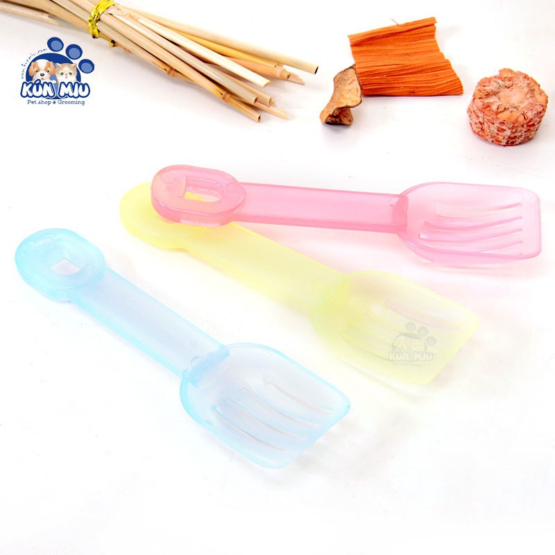 [Hoàn Tiền 10%] Xẻng xúc đồ ăn, cát vệ sinh cho hamster (màu ngẫu nhiên)