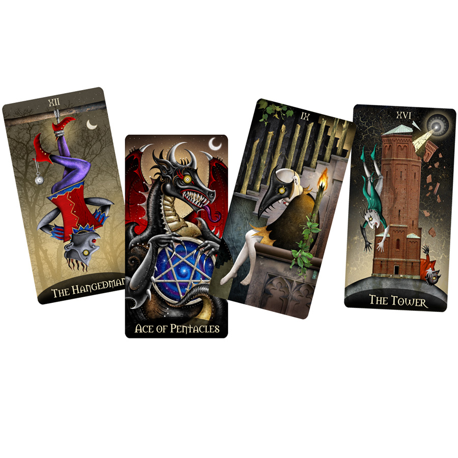 Deviant Moon Tarot Borderless Edition (Mystic House Tarot Shop) - 100% Authentic Product