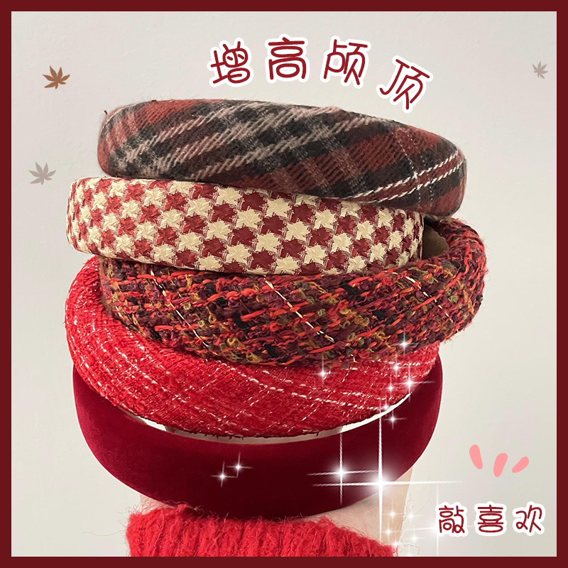 Băng đô đỏ Hàn Quốc Phụ kiện tóc nữ thời trang