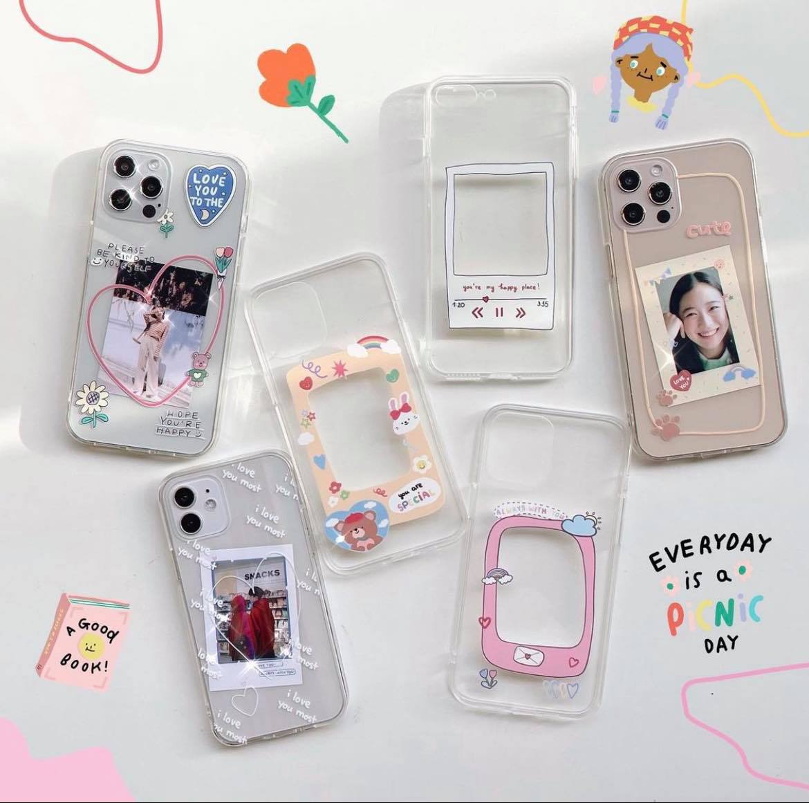Ốp lưng iphone full viền có khung lồng ảnh