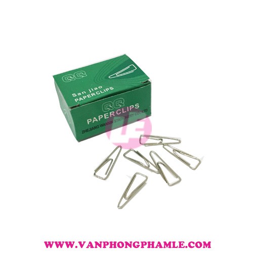 Kẹp giấy tam giác sắt C62 (Hộp nhỏ)