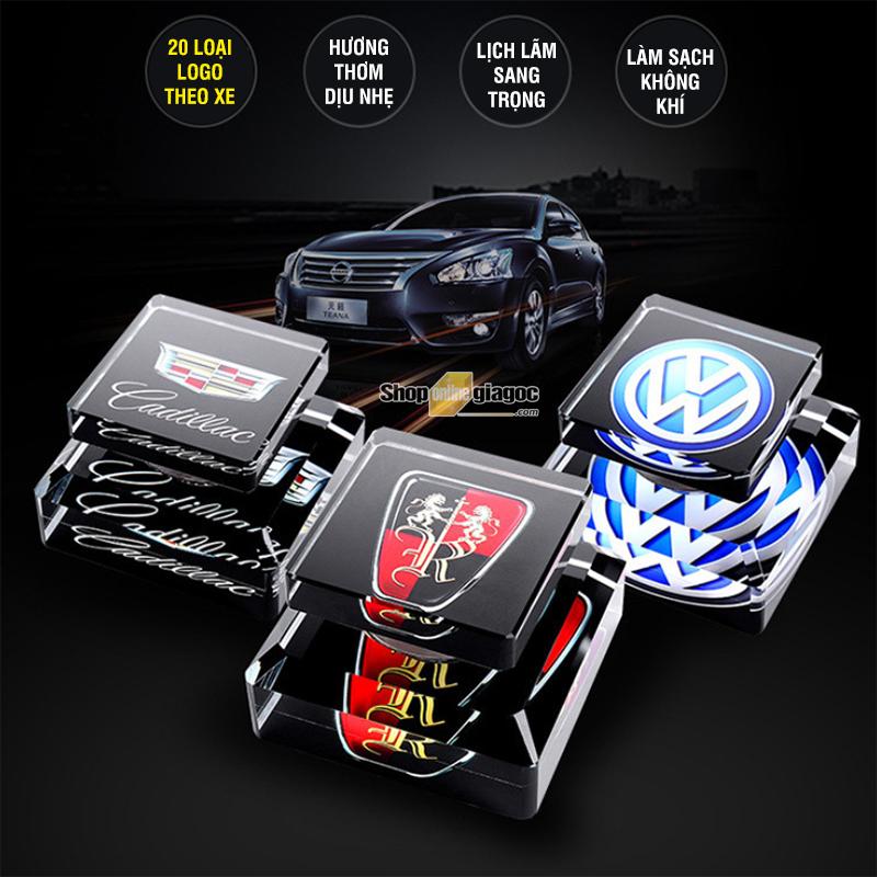 [TẶNG KÈM NƯỚC HOA] - Nước Hoa Ô Tô Logo Theo Hãng SPW01