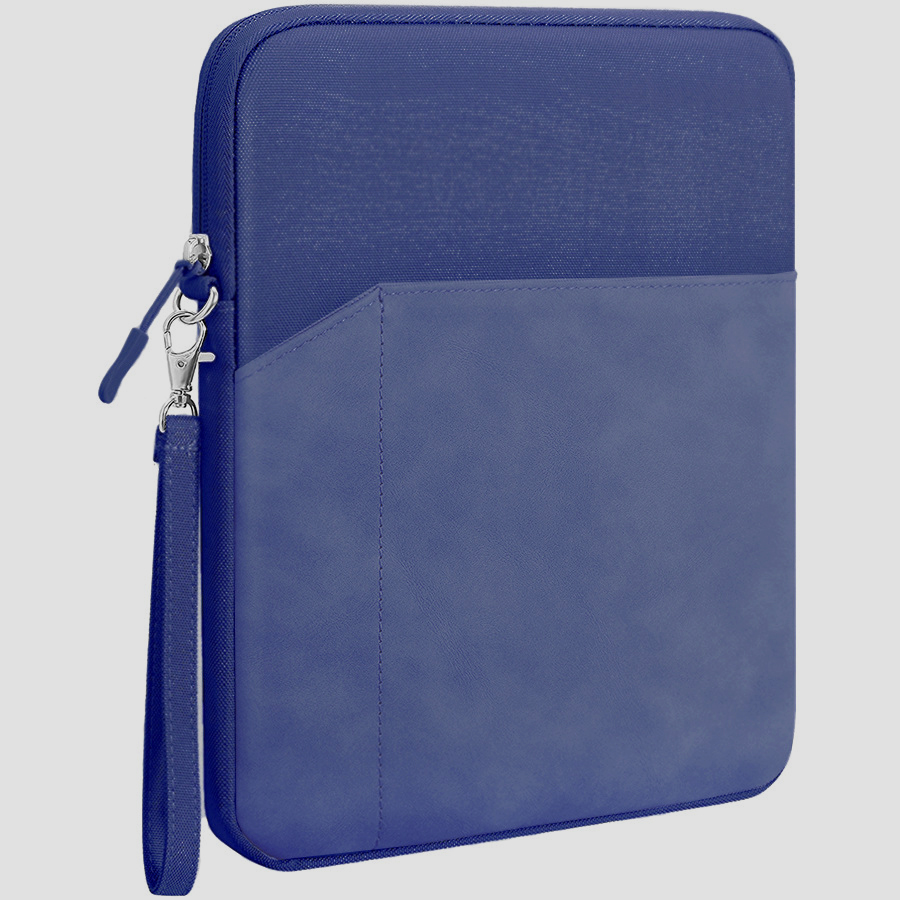 Shockproof, thick suede lined iPad Bag with multiple compartments - Case for iPad Gen 5/6/7/8, Mini, Air 1/2/3/4, Pro 11