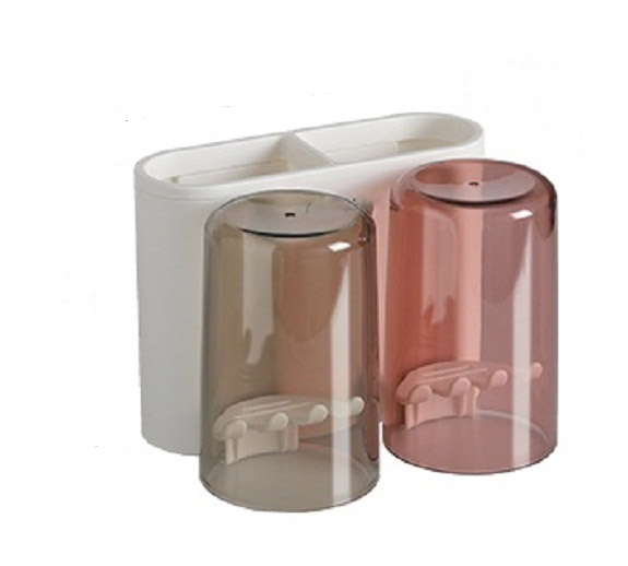 Kệ để đồ bàn chải đánh răng kèm 2 cốc E1924