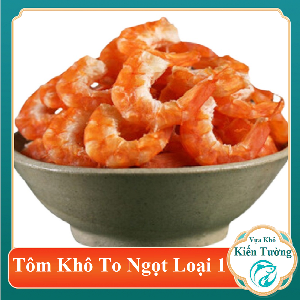 Tôm khô cà mau 500gr , loại bình dân , chuyên nấu canh , nấu nước dùng rất ngọt nước-Vựa Khô Kiến Tường