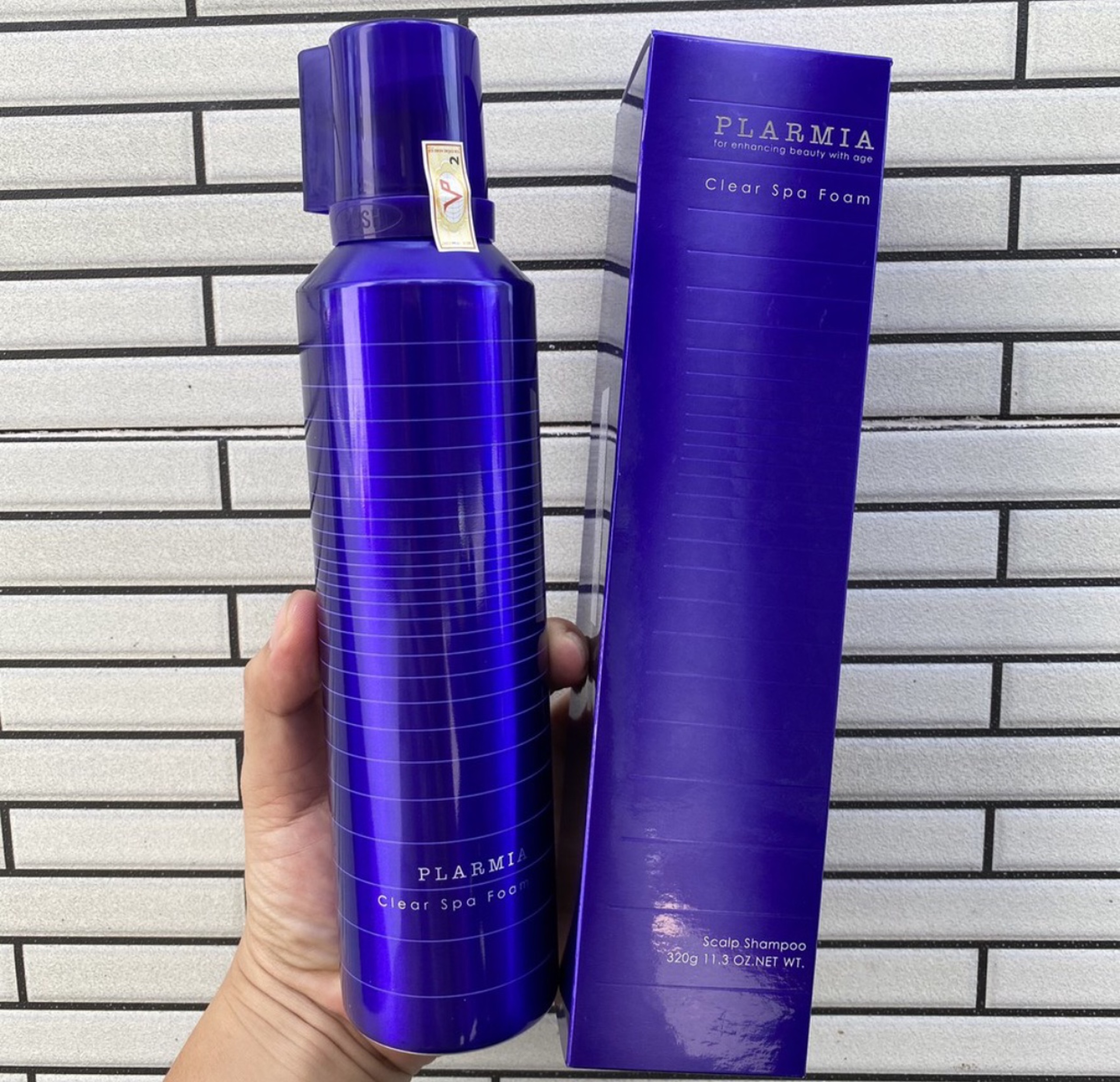 Dầu gội bọt khí chống rụng tóc Milbon Plarmia Clear Spa Foam 320ml