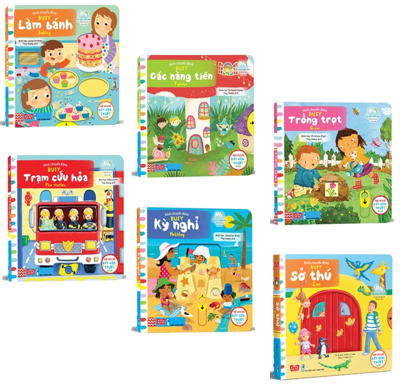 Fahasa - Combo Sách Hay Sách Chuyển Động - Busy (Bộ 6 Cuốn)