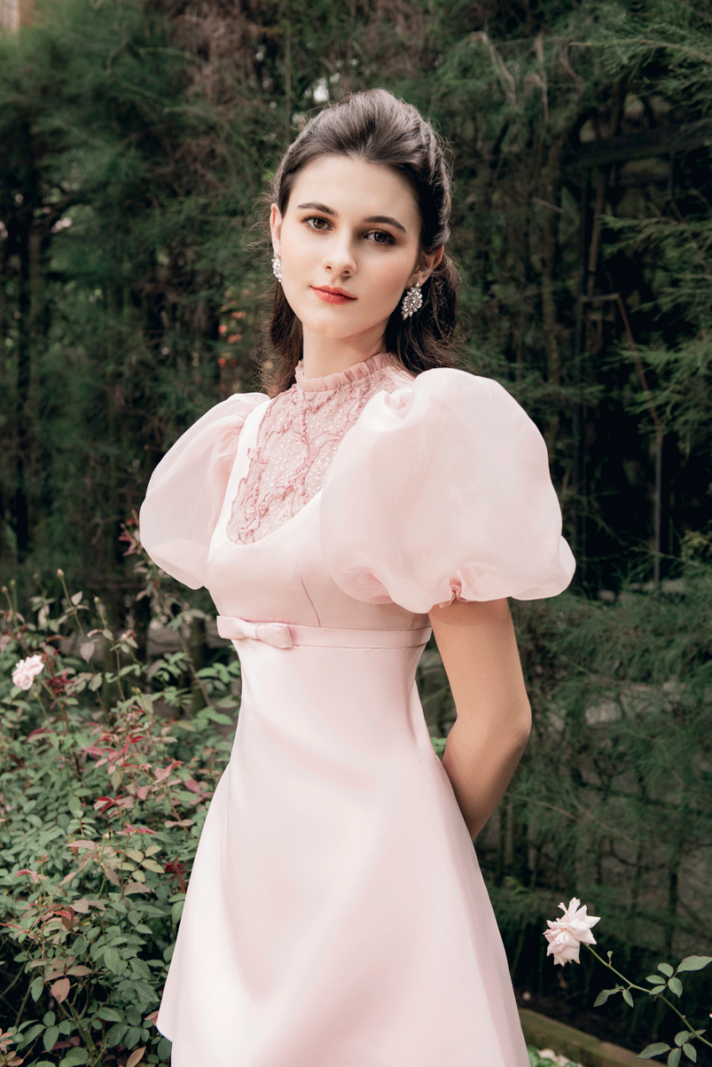 MIRA - Joyce Dress - Đầm thiết kế nữ màu hồng