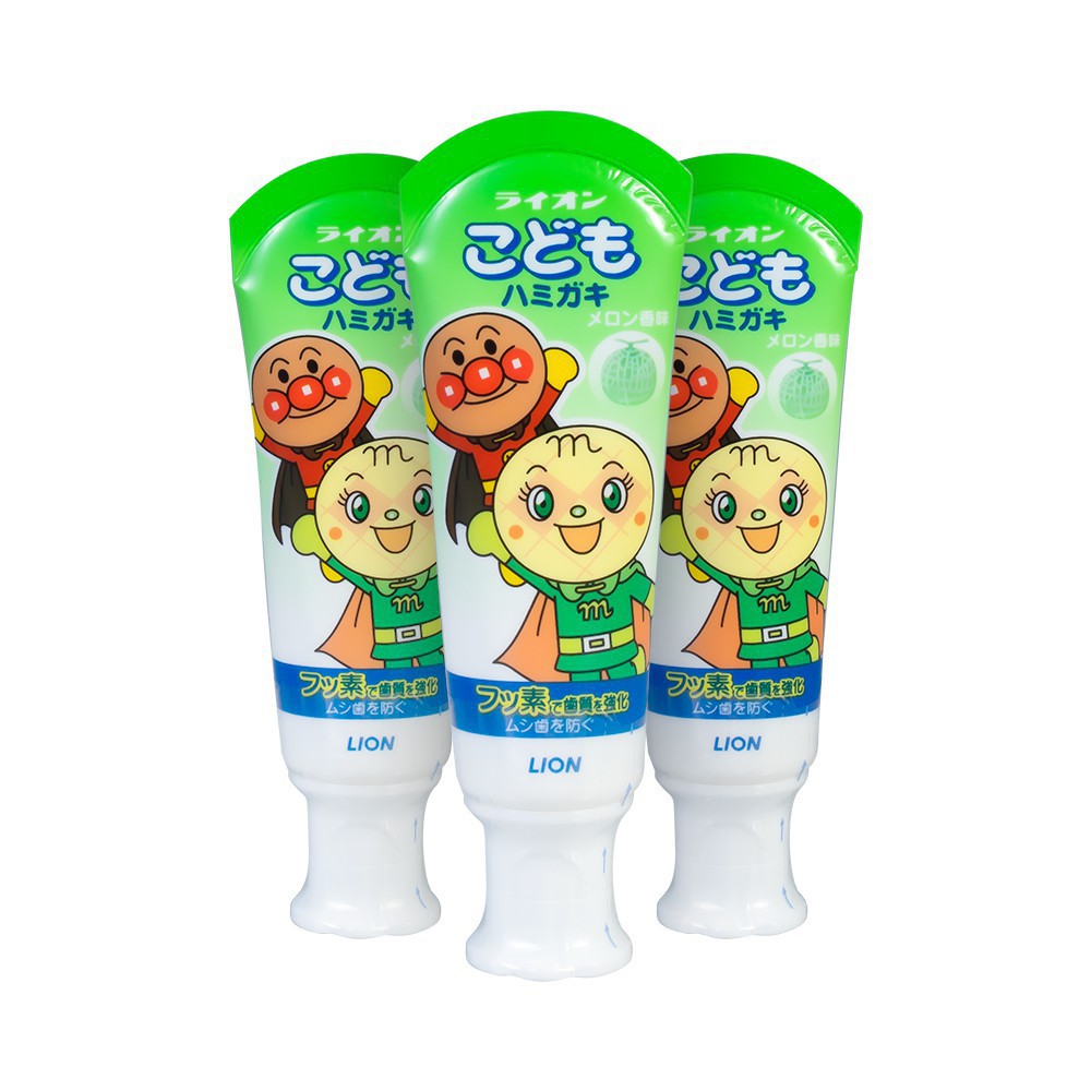 KEM ĐÁNH RĂNG TRẺ EM NUỐT ĐƯỢC LION Nhật Bản