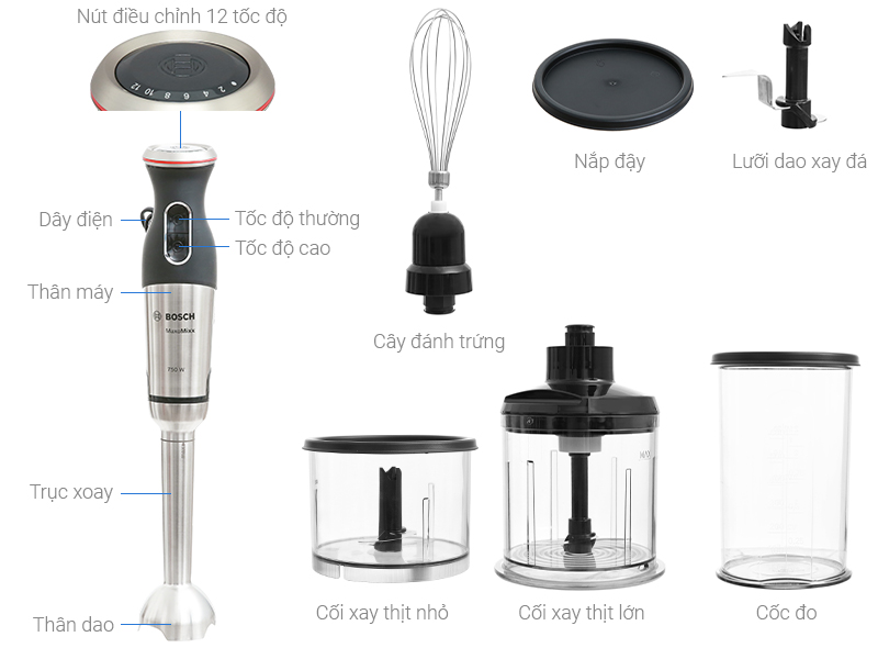 Bosch 999 87140 multi-function manual blender