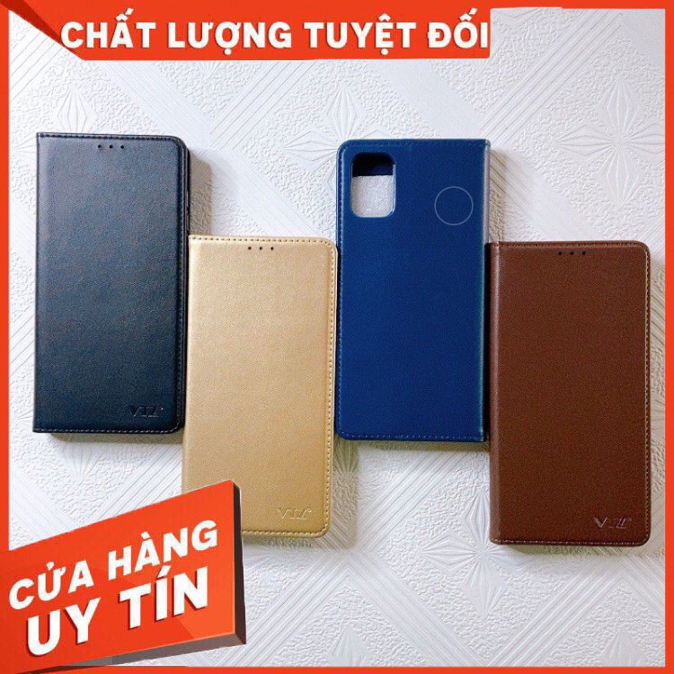 Bao da samsung a31 a32 a51 a52 m51 nắp gập kèm ví.