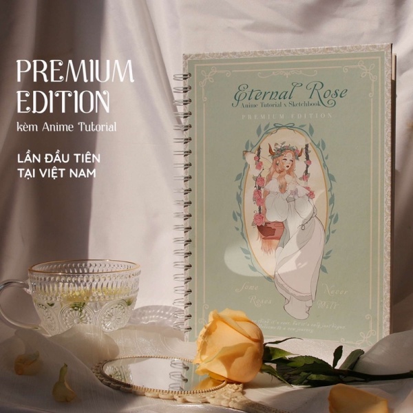 Sổ Phác Thảo Kèm Anime Tutorial Phiên Bản Premium Edition - Ong Mặt Bự