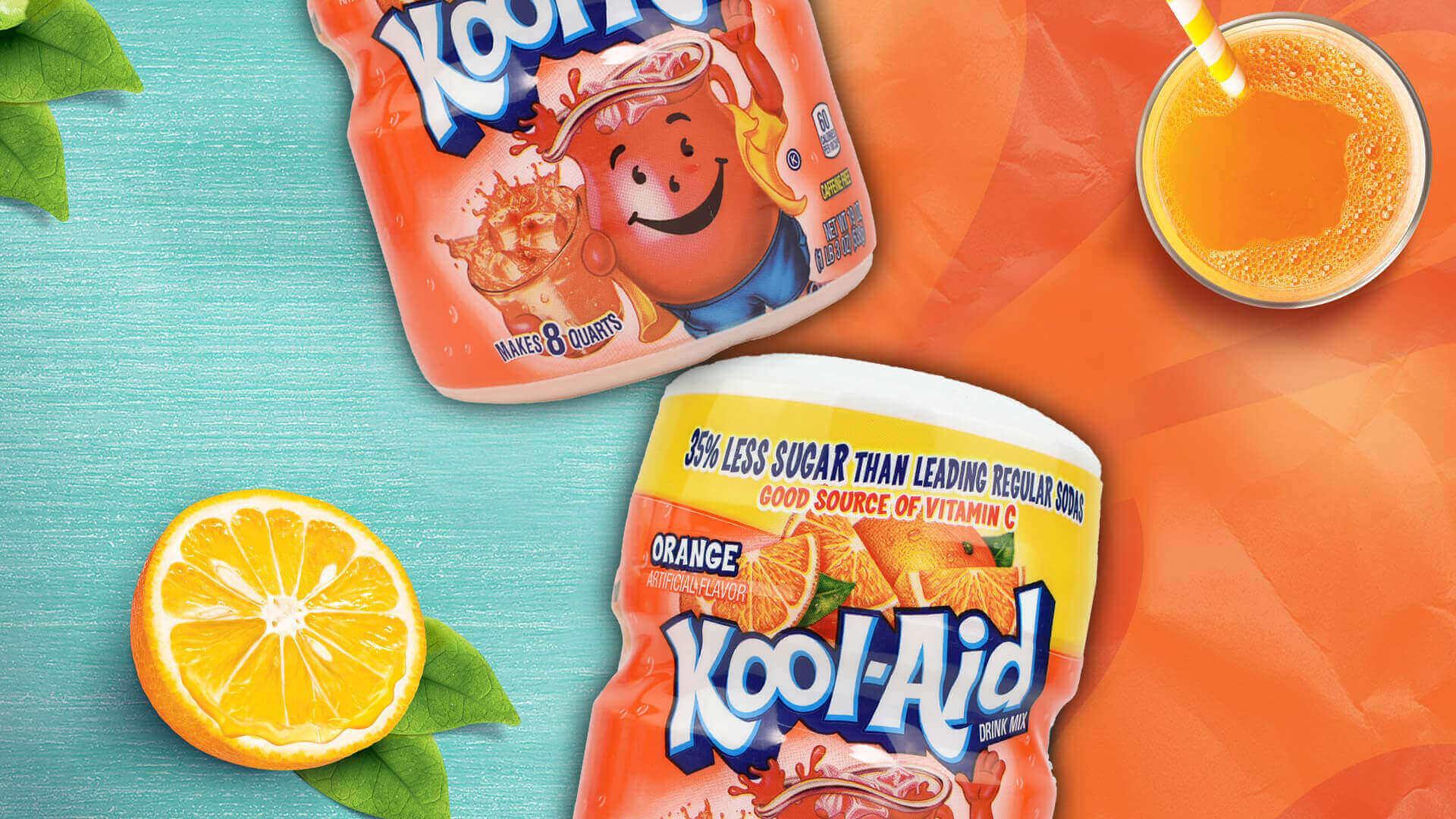 Bột Pha Nước Trái Cây Kool-Aid 538g - Hương Cam