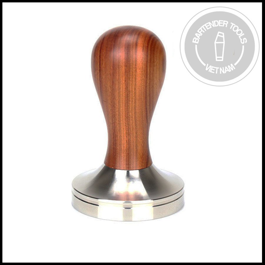 Tamper nén cà phê tay cầm gỗ 58mm