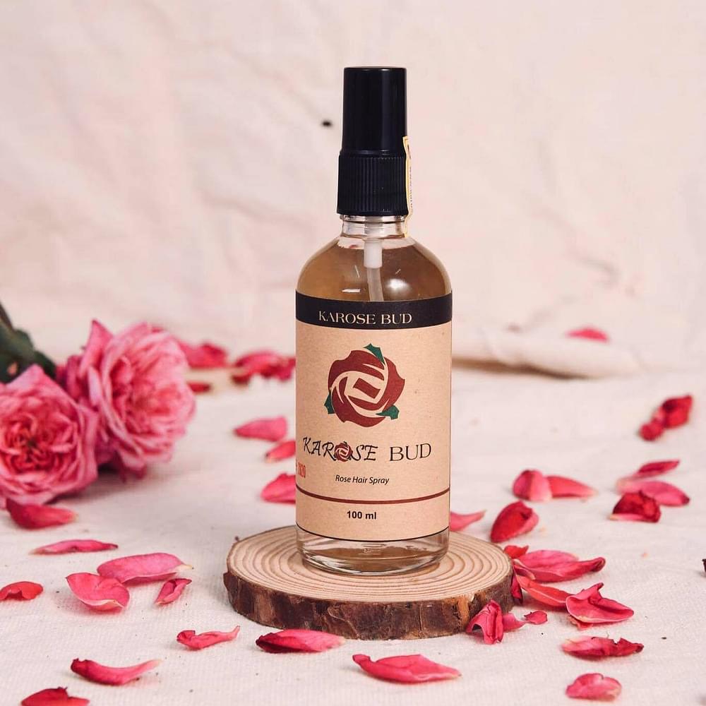 KAROSE BUD - XỊT DƯỠNG TÓC HOA HỒNG HỮU CƠ