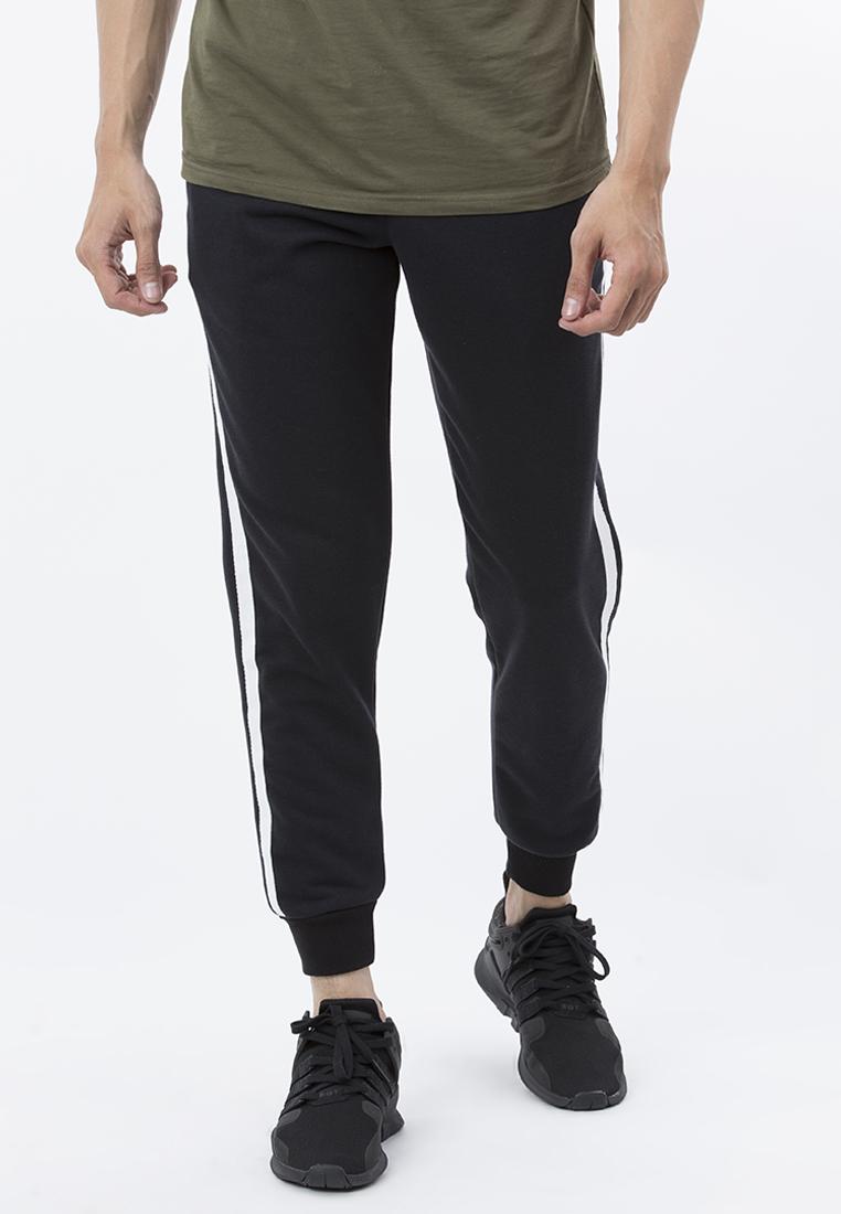Quần Dài Thun Jogger Nam Phối Sọc 1041 (màu đen, xanh và xám)