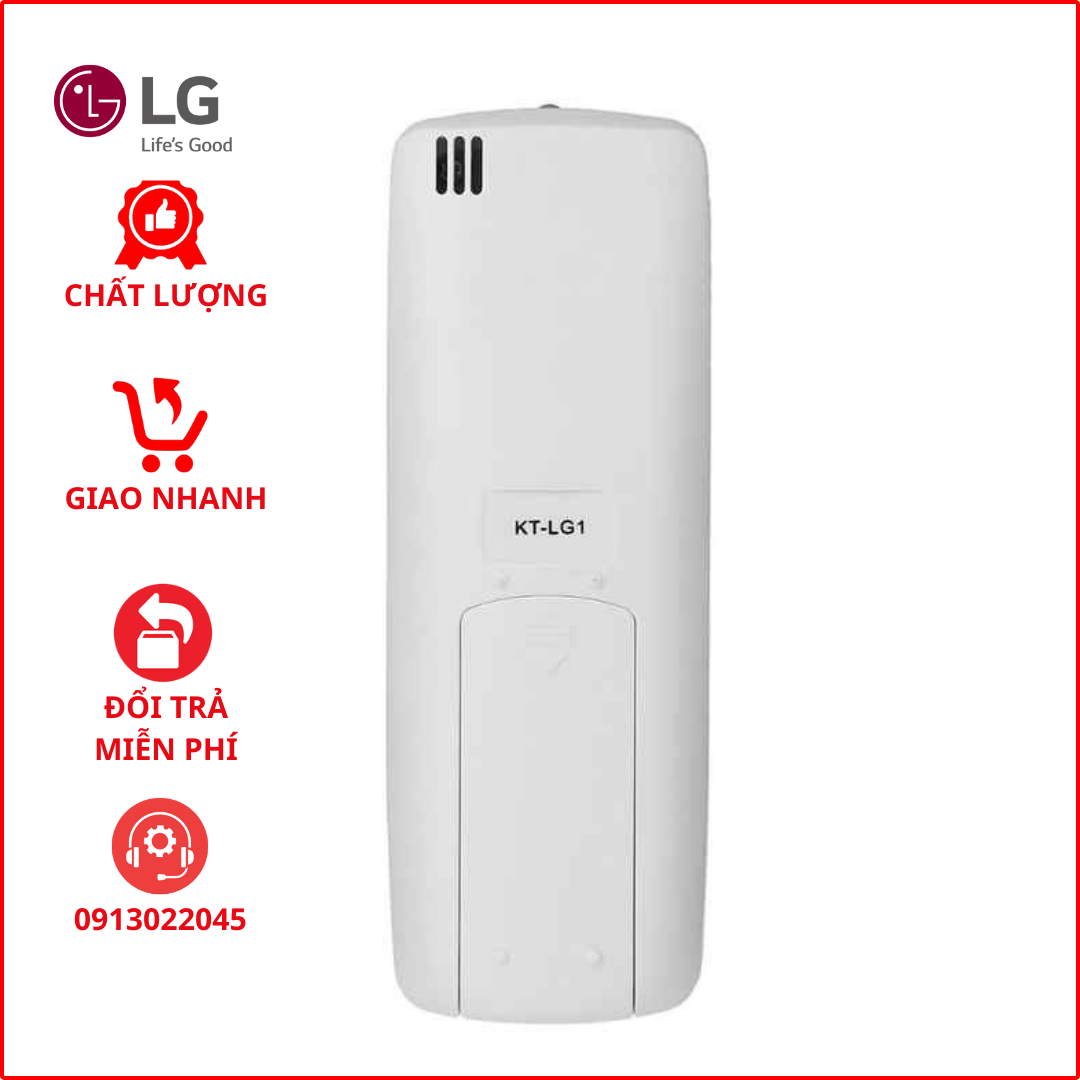 Điều khiển cho điều hòa LG (nắp mở)