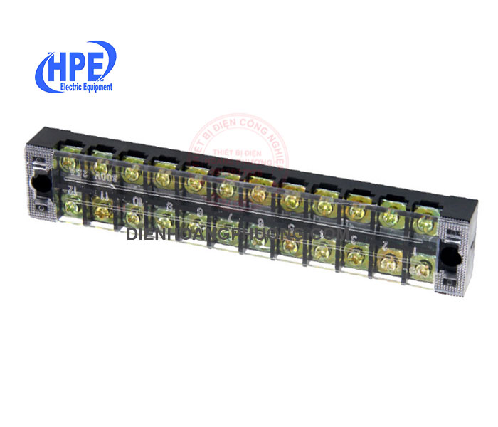 Cầu đấu dây điện 12 pha 25A - Domino 12 pha 25A TB-2512