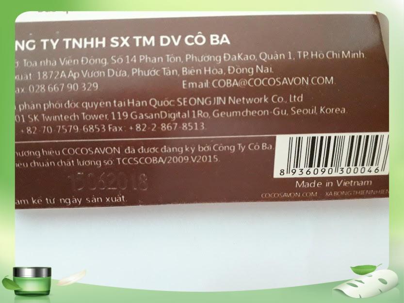 Xà Bông Trái Nhàu Cocosavon 100gr