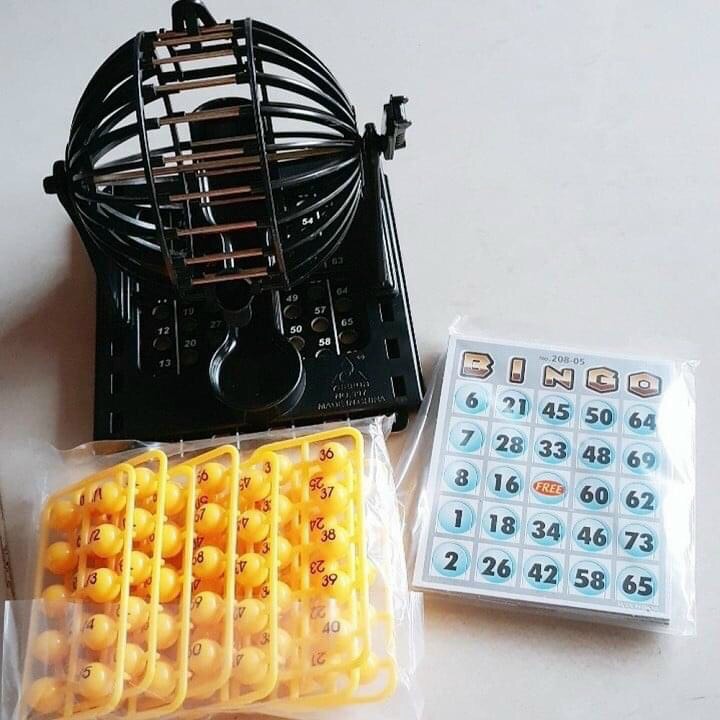 Bộ đồ chơi lồng quay lô tô 75 số Bingo