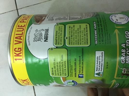 Sữa MILO hộp 1 kg của ÚC