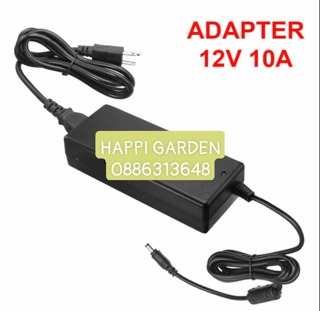 Nguồn Adapter 12V-10A ( dùng cho máy bơm đôi)