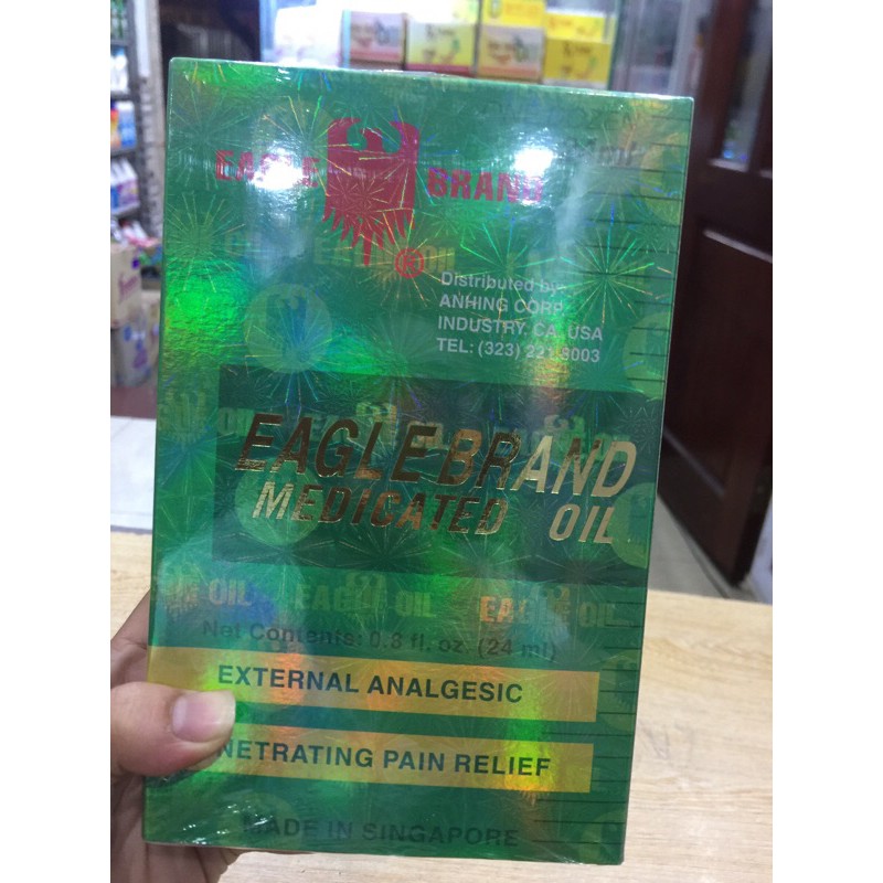 Dầu gió xanh singapore 24ml 2 nắp