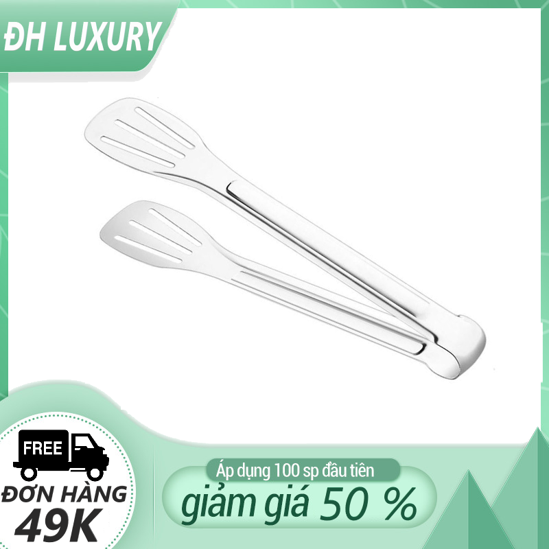 - kẹp gắp bánh gắp đá thức ăn trái cây bằng inox cao cấp - kẹp gắp thức ăn gắp đá inox cao cấp - dụng cụ gắp đồ chiên đồ nóng dùng được ở nhiệt độ cao