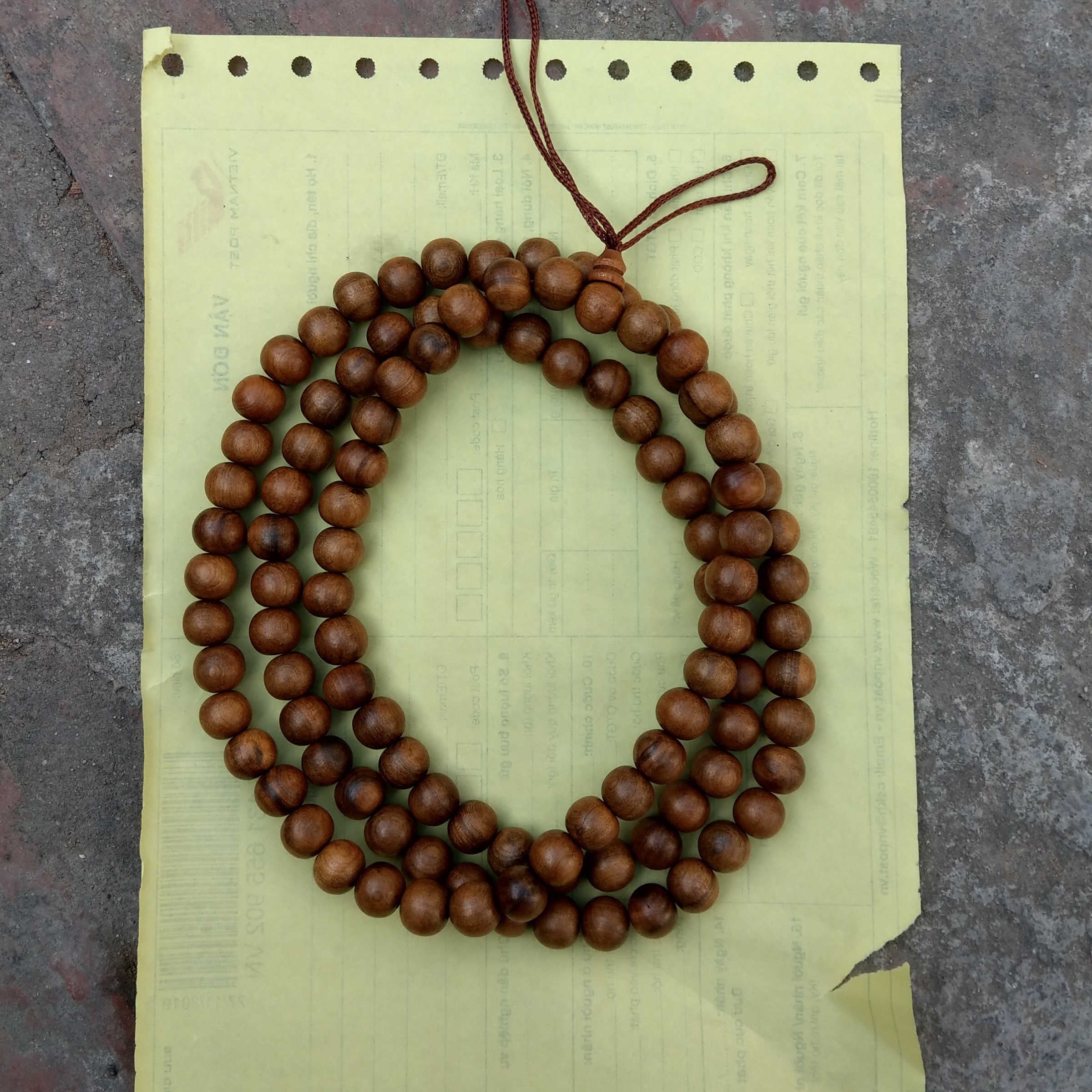 Tràng 108 Hạt - Gỗ Bách Xanh - Size 12mm