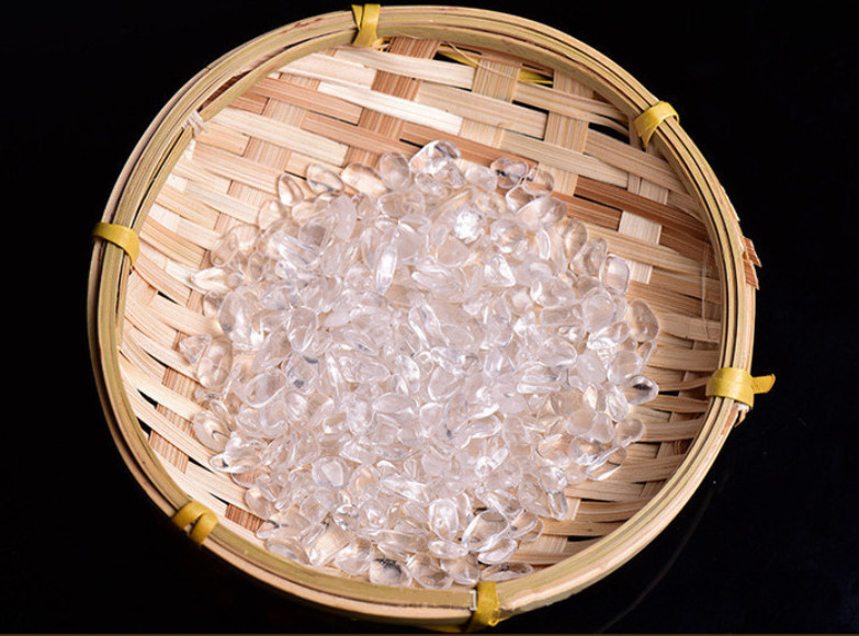 100g,200g,300g ĐÁ THẠCH ANH TRẮNG VỤN TỰ NHIÊN 100%