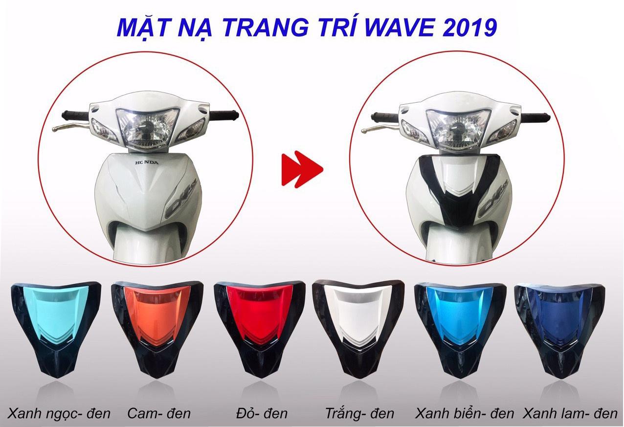 MẶT NẠ TRANG TRI DÀNH CHO XE WAVE 2017-2019 KIỂU 2 TẦNG