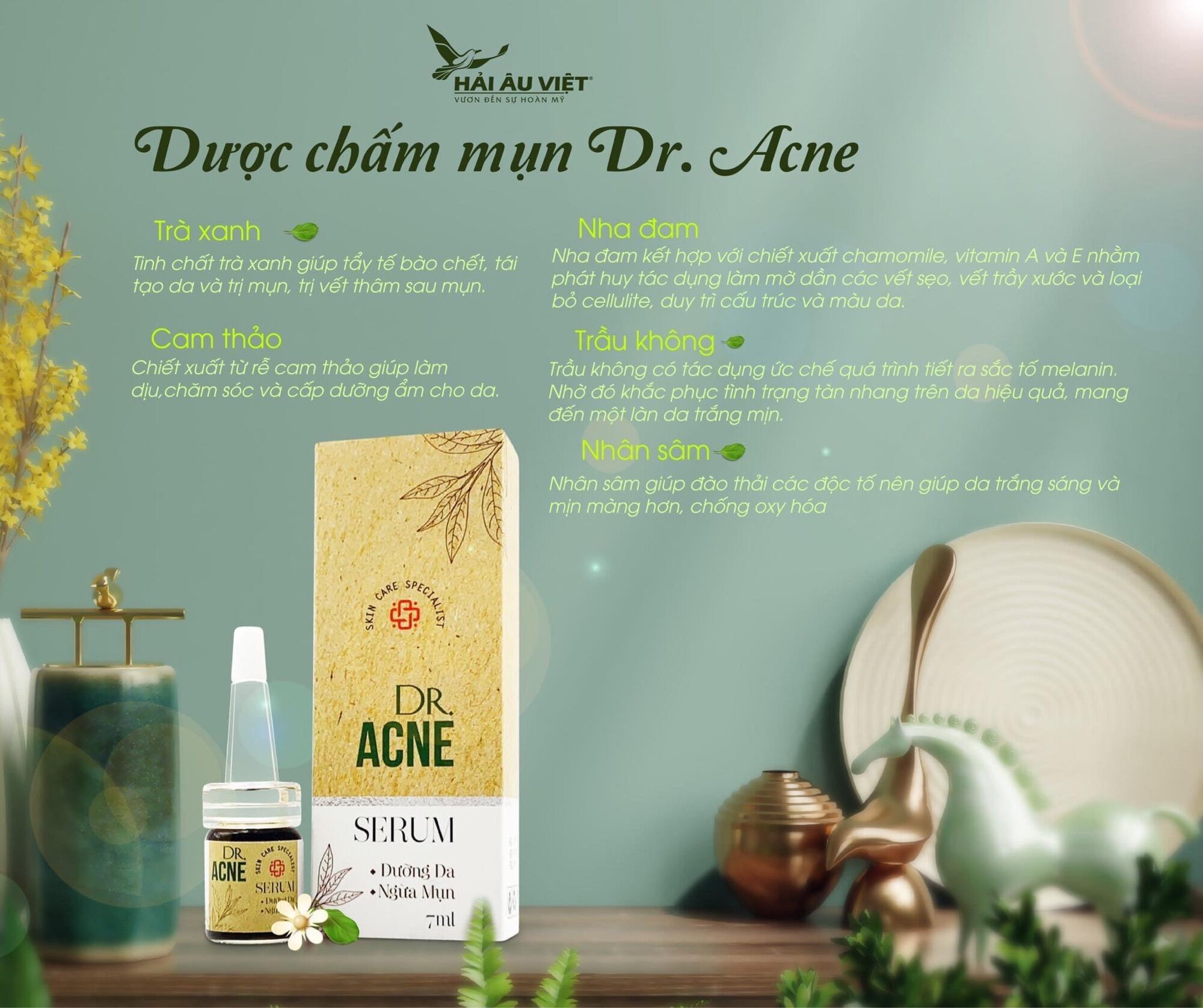 Chấm mụn 2 lớp xẹp mụn sau 4h