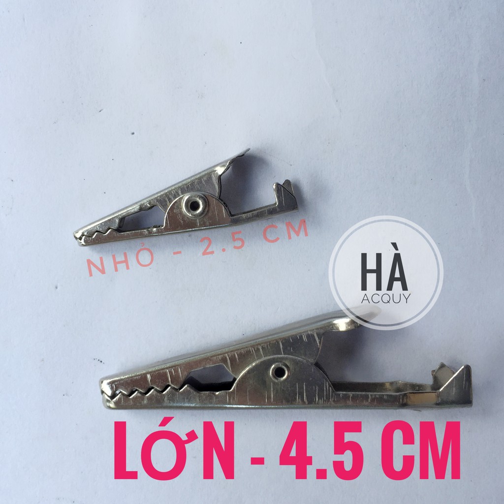 10 Pairs of Large Alligator Clips - 4.5 cm