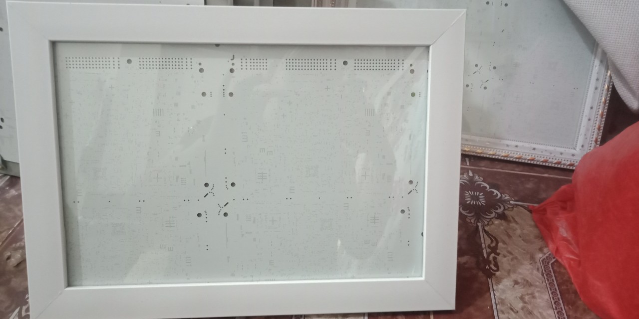 tranh thư pháp chữ lộc kèm khung tranh