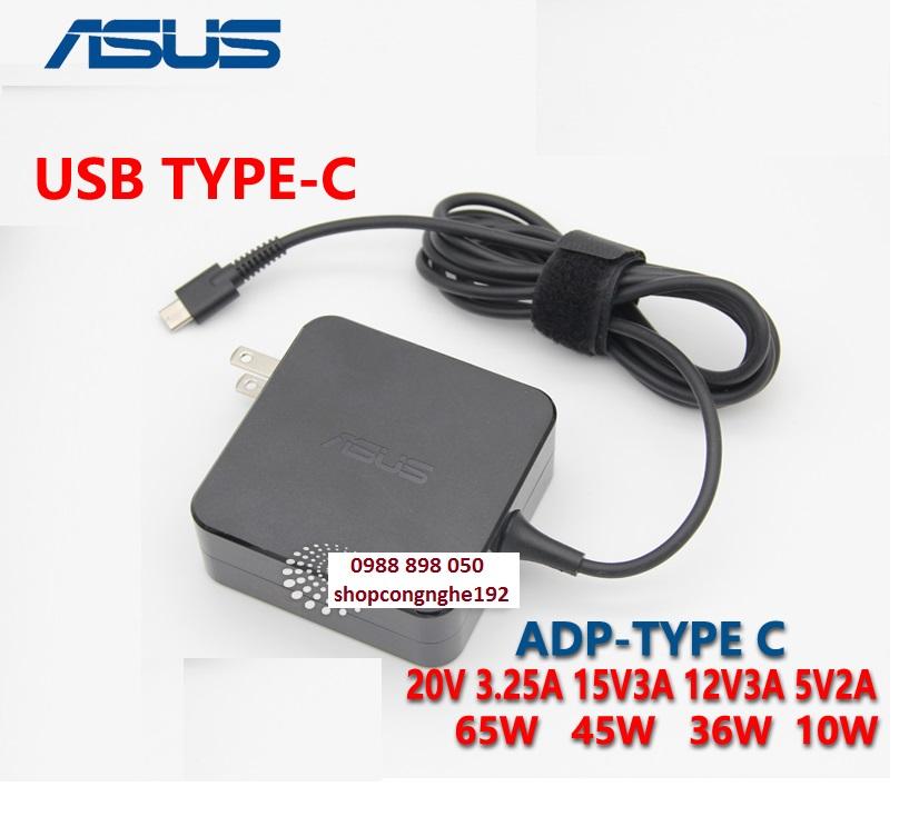 Sạc asus 20v 3.25a 65w chân type-c loại tốt