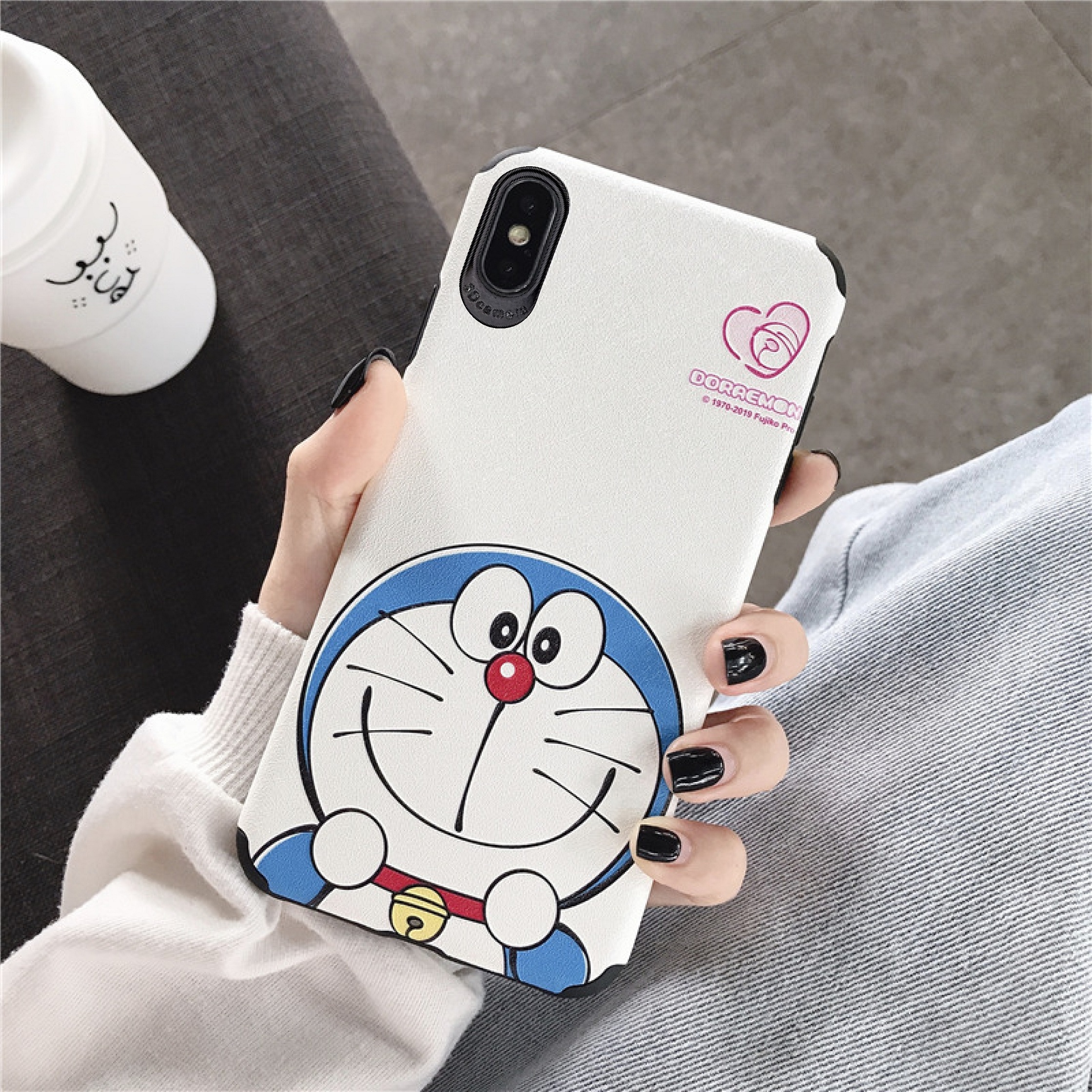 Ốp Lưng Da IMD Doraemon 2