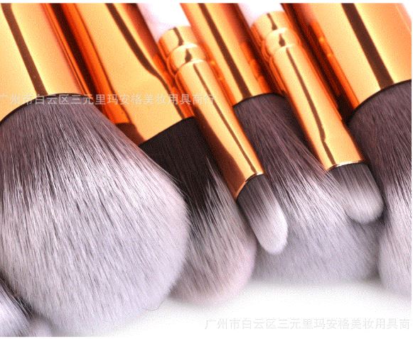 Bộ Cọ Trang Điểm 10 Cây vân đá cao cấp ronshadow