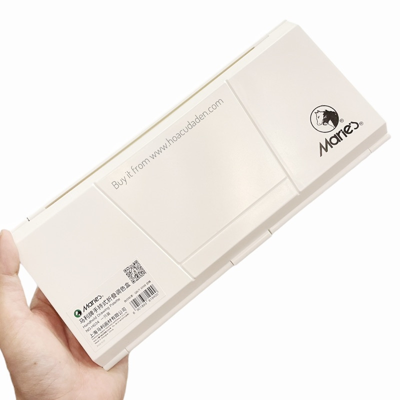 Palette pha màu 24 ô maries kiêm hộp đựng màu