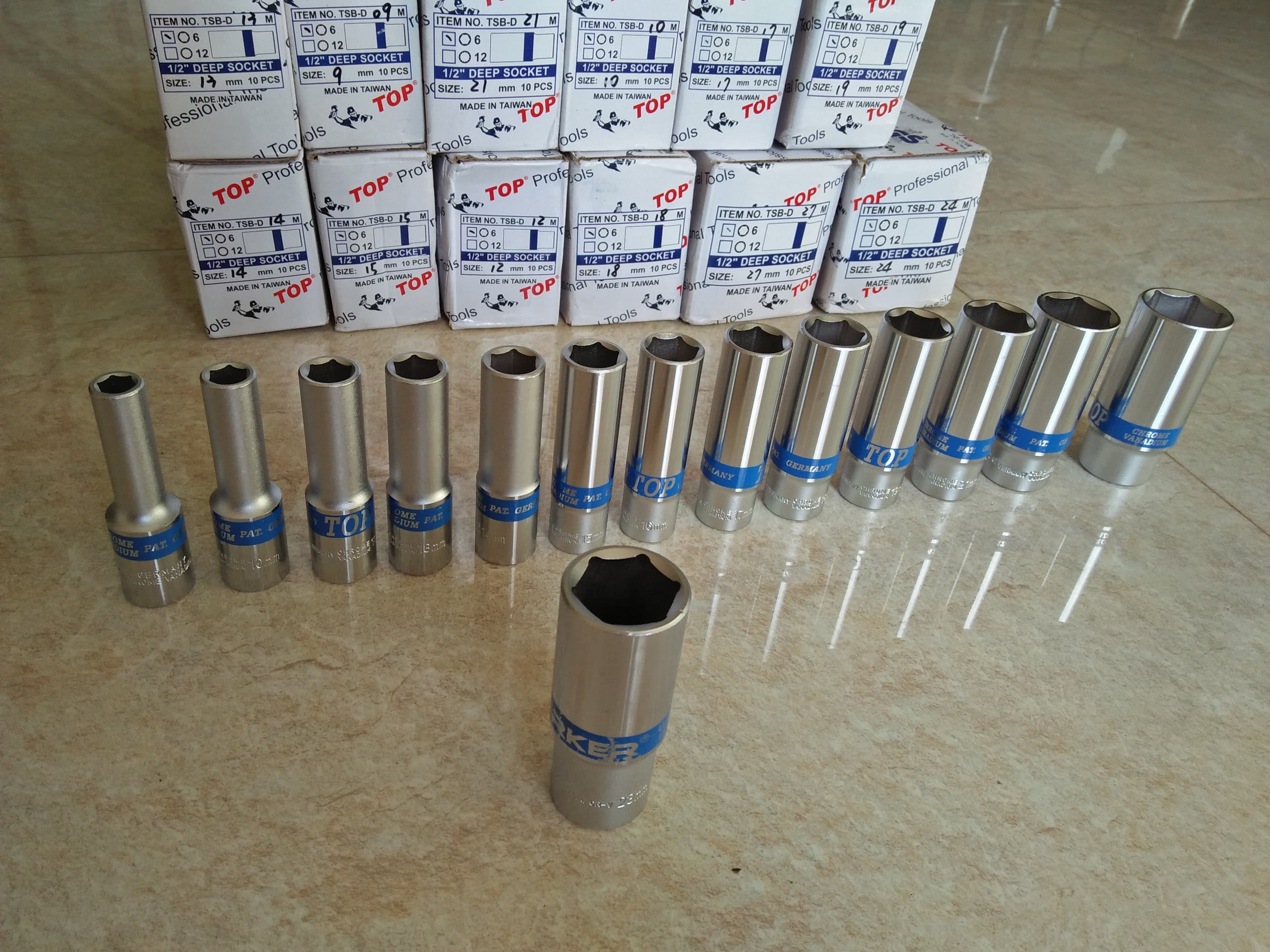 combo đầu khẩu dài 1/2 13,17,19,22,24,27,30mm