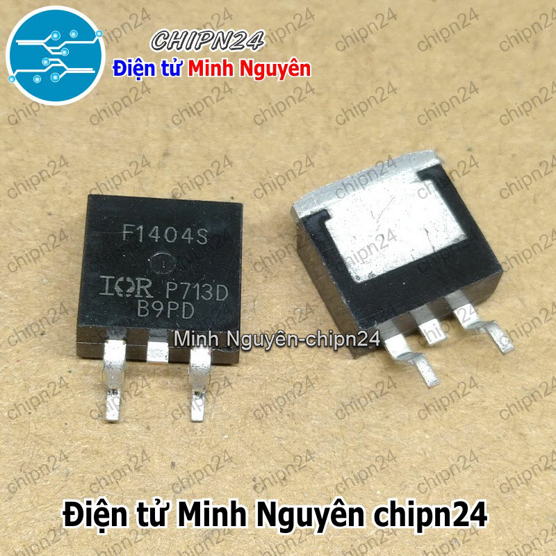 [1 con] (SOP) Mosfet Dán IRF1404S TO-263 40V 162A Kênh N (SMD) (F1404S IRF1404 1404) - HH004488