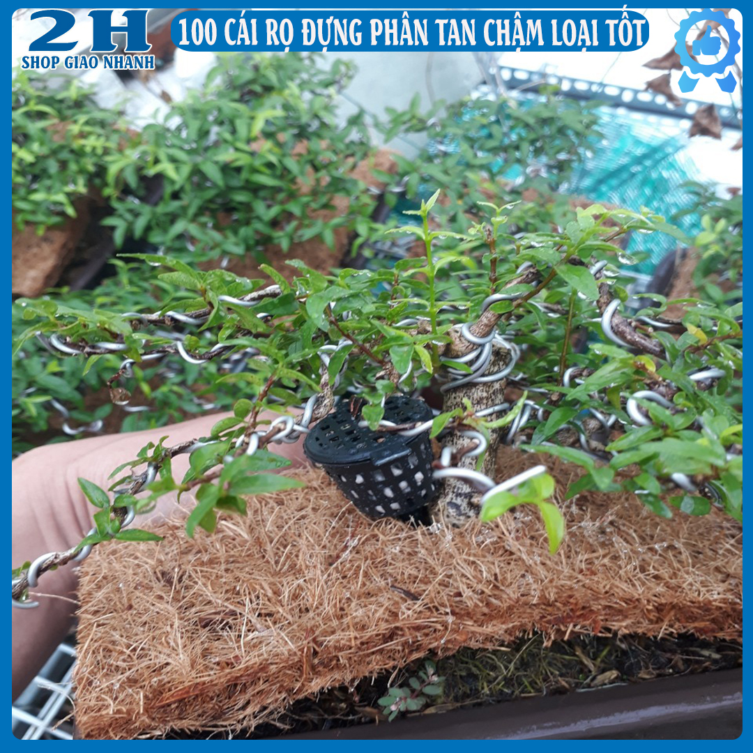 200gr phân tan chậm 14-13-13 kèm 10 giỏ đựng phân