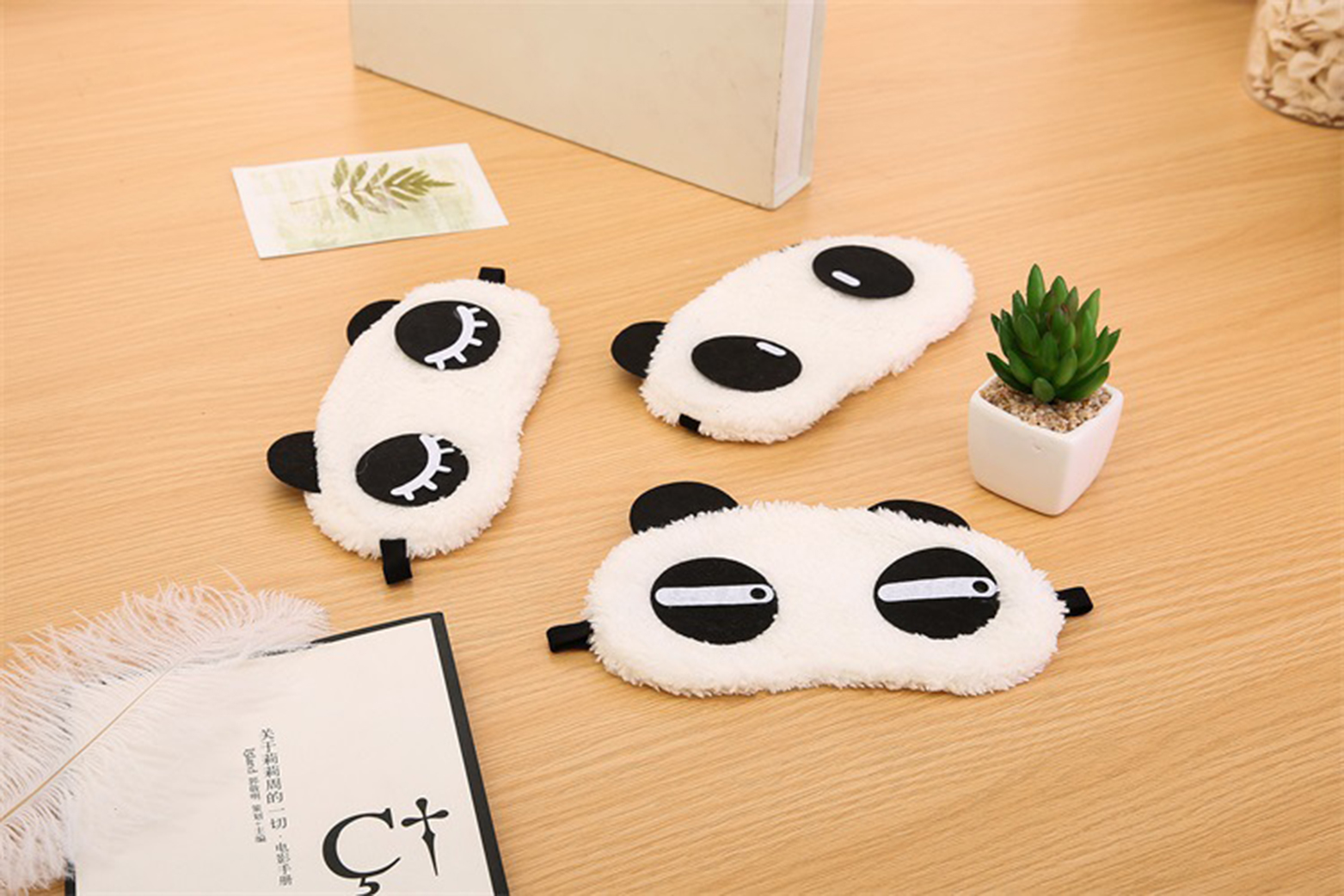 [HCM]Tấm Bịt Mắt Ngủ Hình Gấu Panda P010