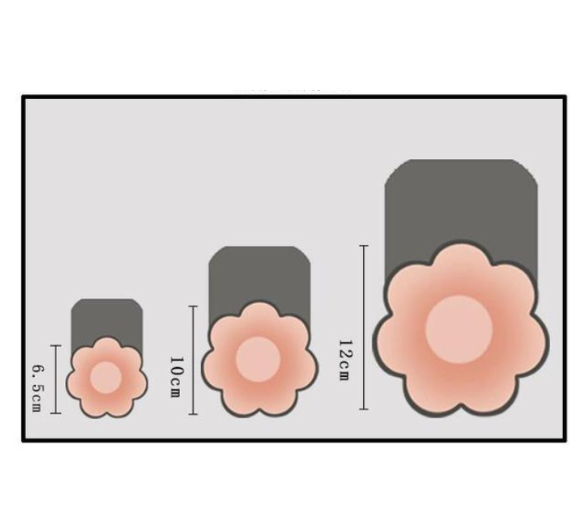Set 2 miếng dán nâng ngực che đầu ti silicon siêu dính, siêu mỏng