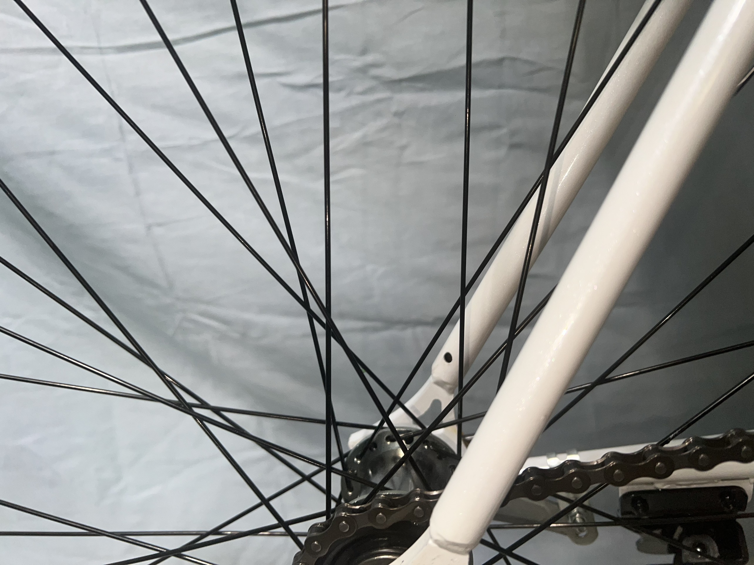 Xe đạp Fixed single - AVENTON - White and Red