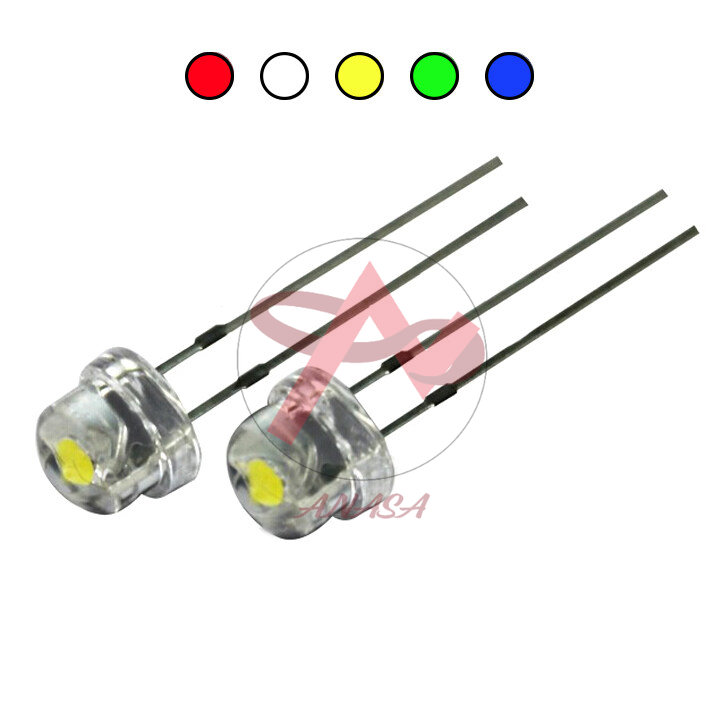 Led lùn phi 5mm - gói 10 con