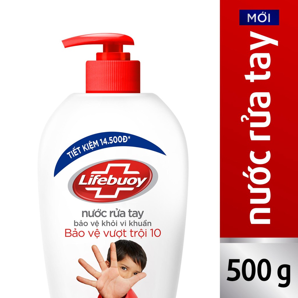 Nước rửa tay lifebuoy chai 500g