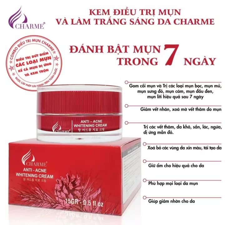Kem face thông đỏ - Serum thông đỏ charm chỉ 1sp