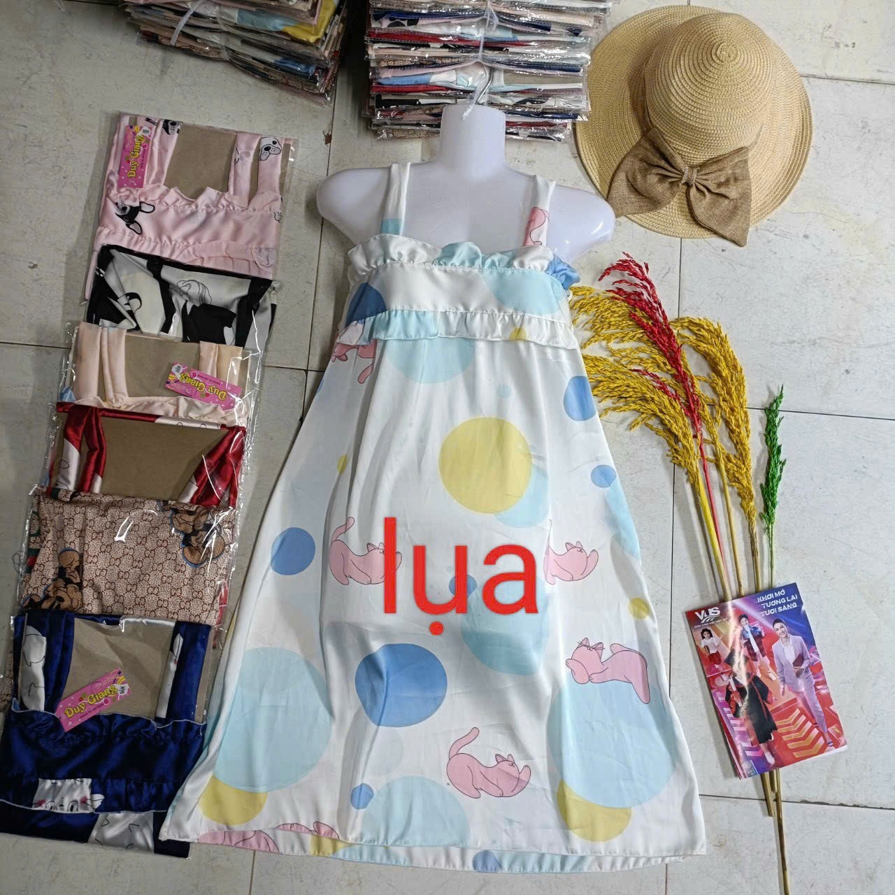 Đầm Lụa Satin Freesize Dưới 65kg
