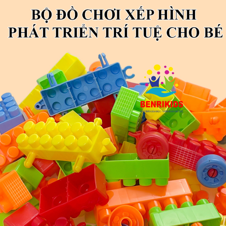 Bộ Đồ Chơi Xếp Hình Thông Minh 89 Chi Tiết Giúp Bé Phát Triển Tư Duy Sáng Tạo