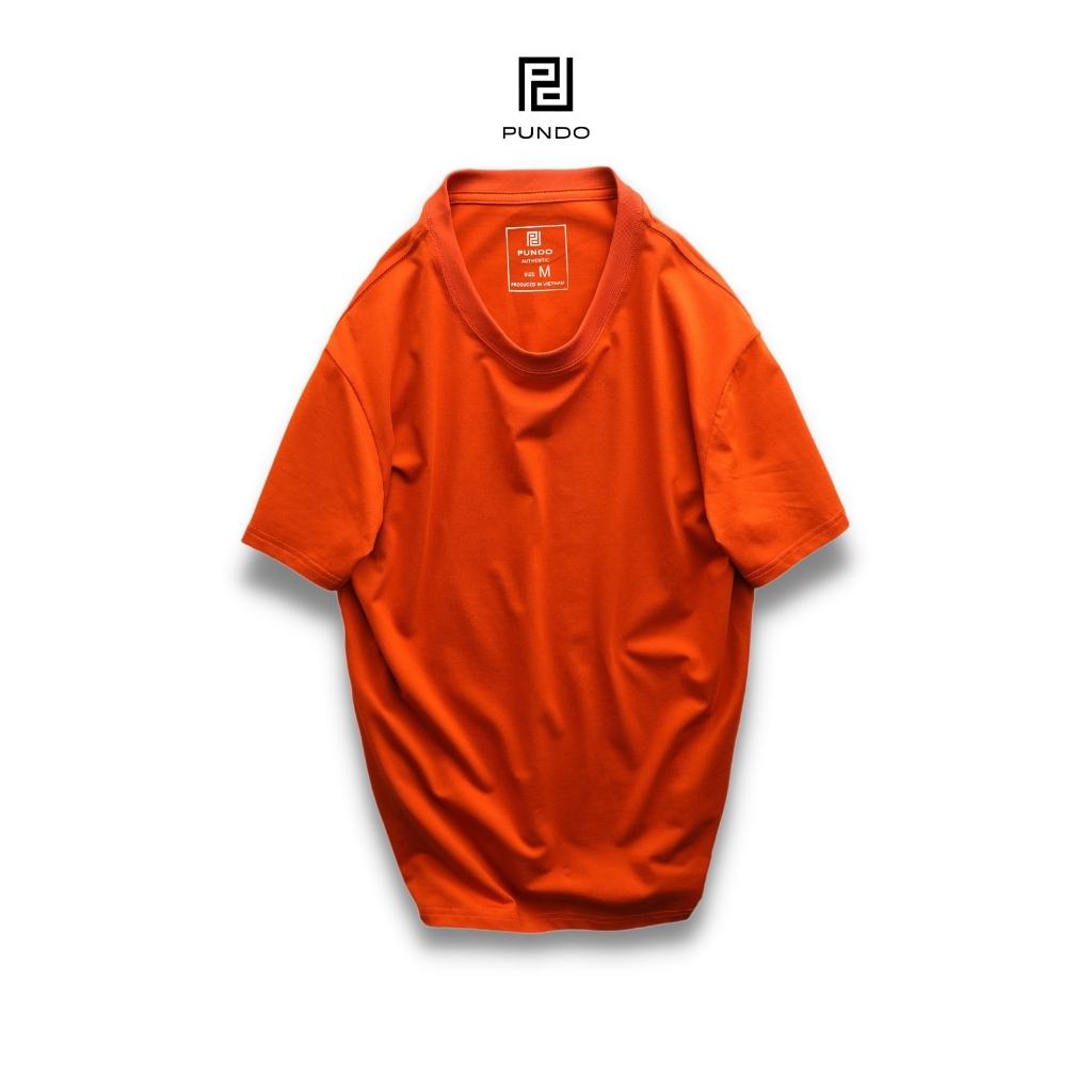 Áo thun trơn nam nữ cổ tròn vải cotton phông trơn unisex cotton nhiều màu PUNDO ATPD12